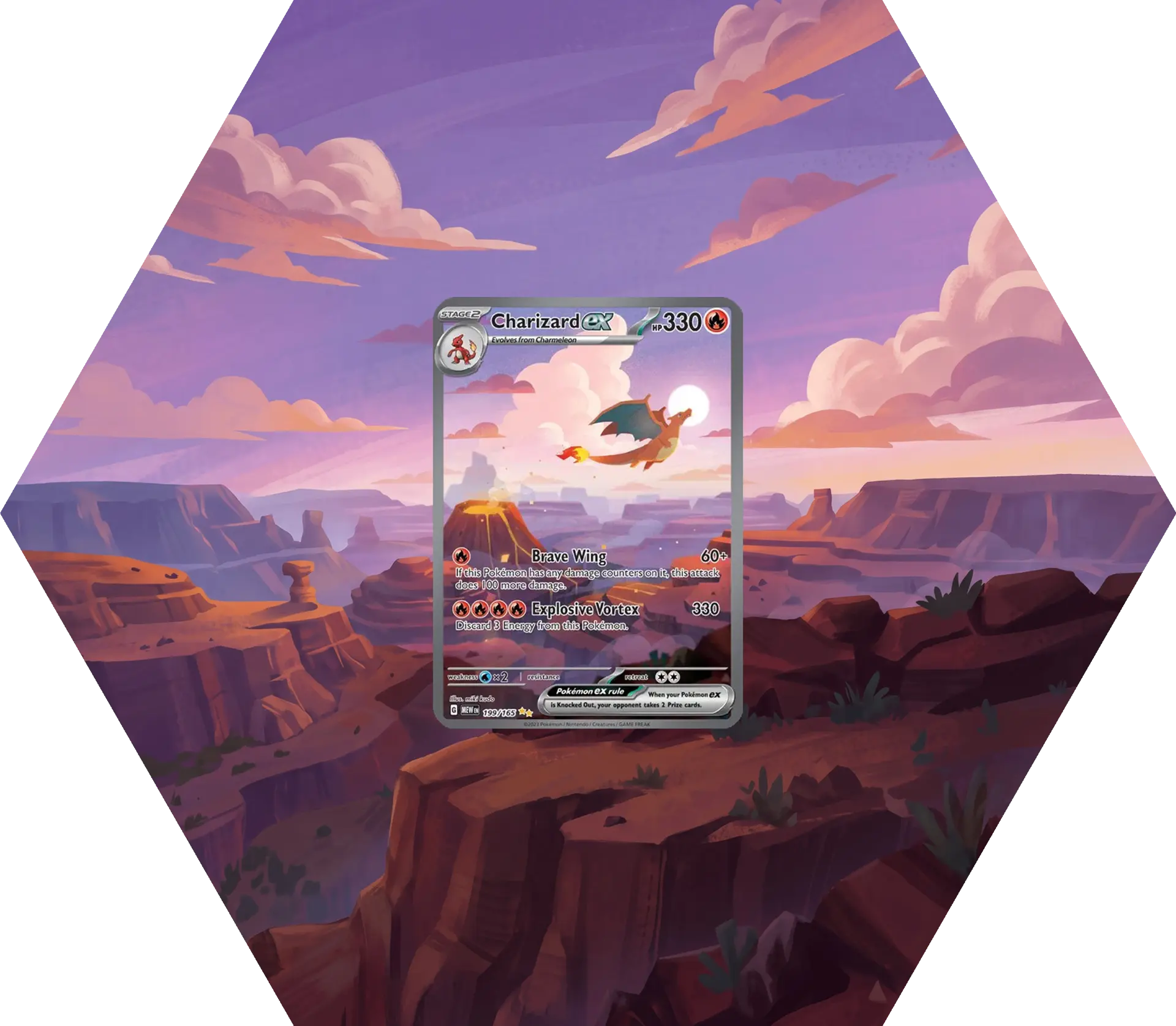 151 Charizard SIR extended art frame