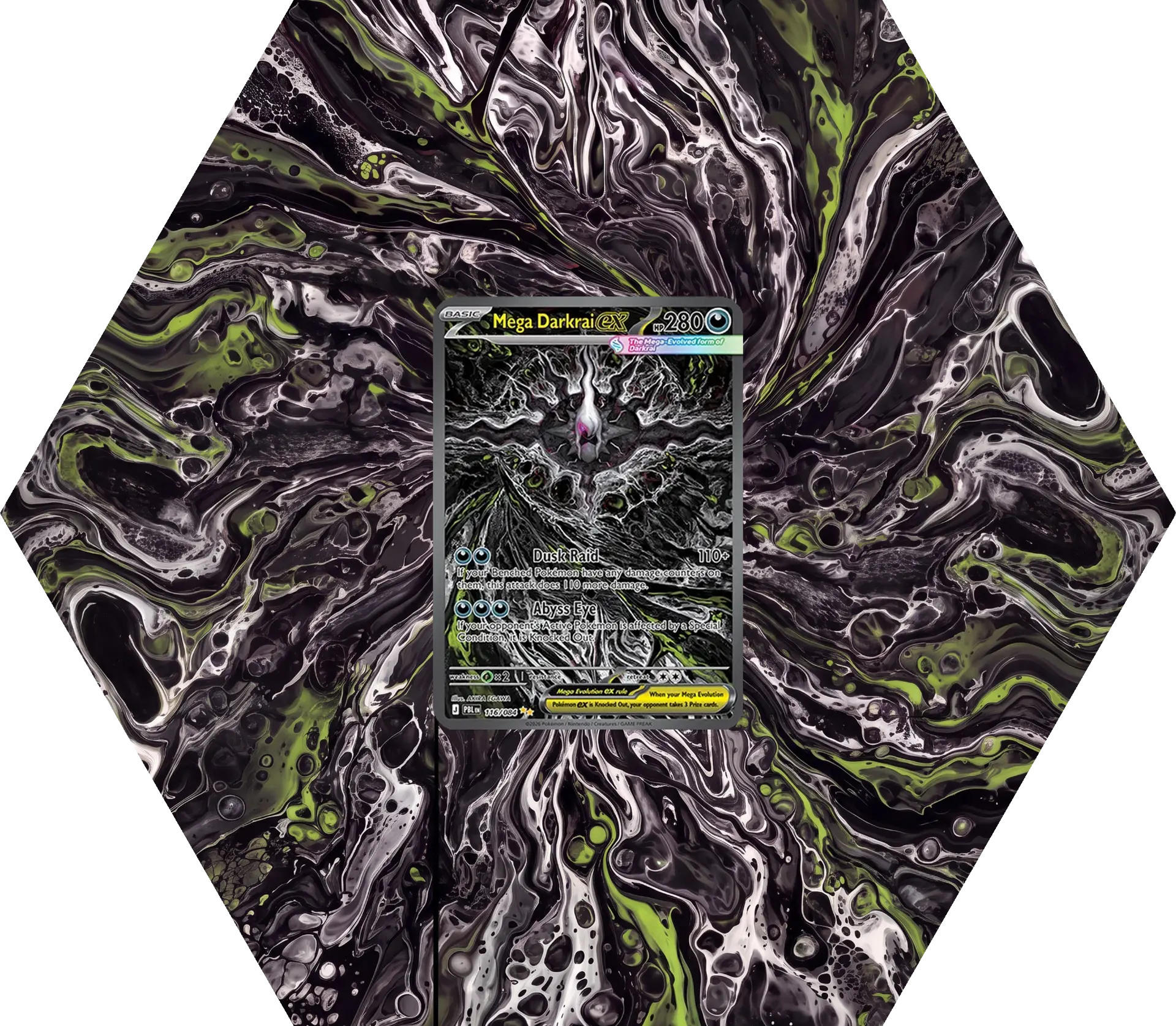 PB Mega Darkrai SIR extended art frame